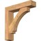 Ekena Millwork Imperial Block Smooth Bracket w/ Offset Brace, Western Red Cedar, 5 1/2"W x 24"D x 24"H BKT0604X24X24IMP05SWR - alternate 1